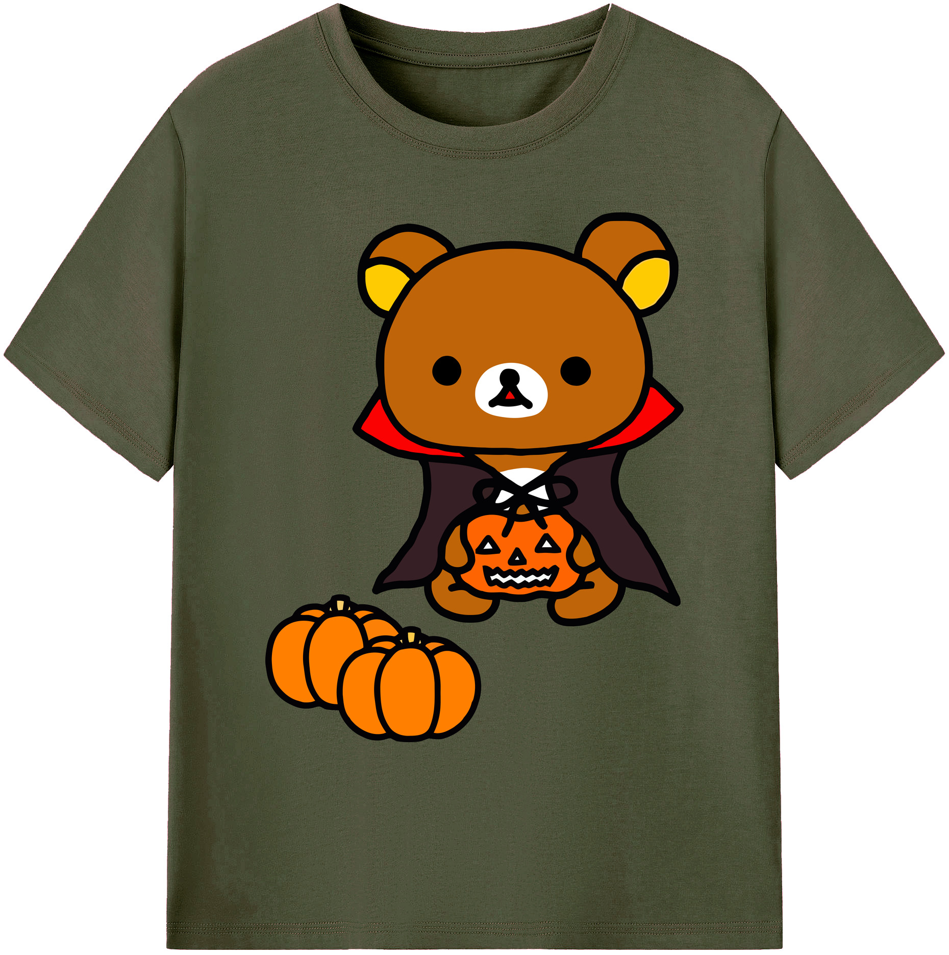 （画像用） リラックマ リラックマ キイロイトリ Rilakkuma Korilakkuma Kiiroitori 綿100％ メンズ半袖Tシャツ｜肌触りやわらか＆通気性